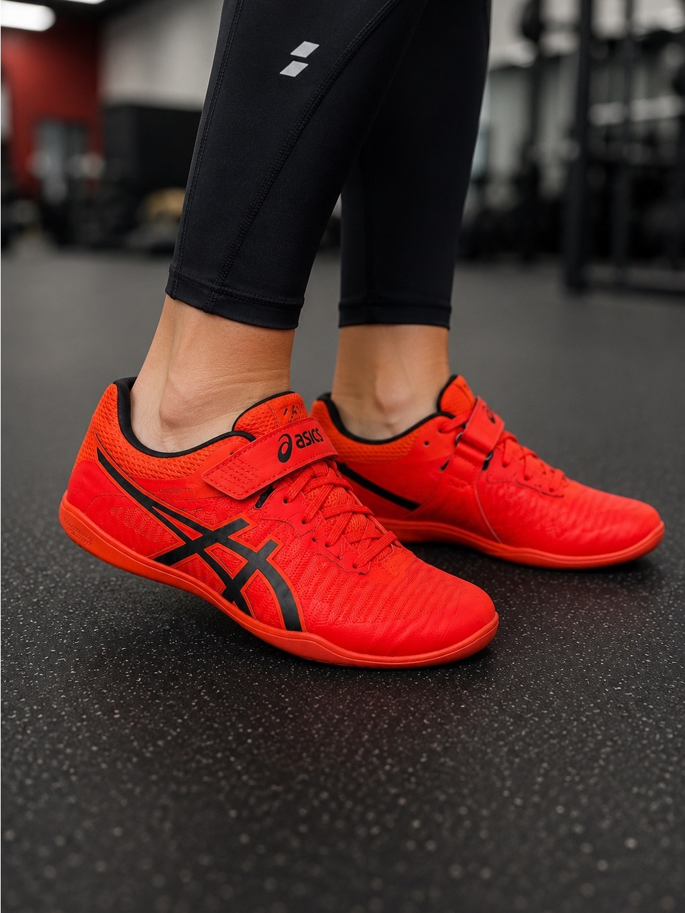 ASICS Throw Pro 2 Track Field Shoes Sunrise Red Black Unisex Size 7 NWOB